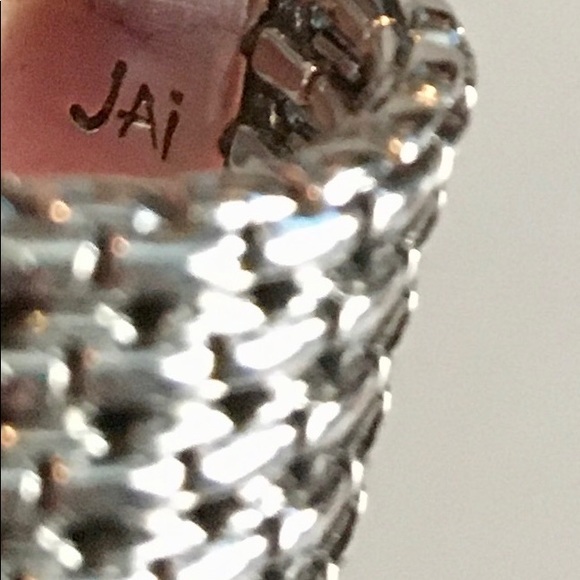 NWOT Jai Sterling Silver Box Chain Ring - Picture 3 of 4
